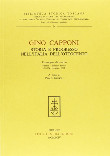 9788822242211-Gino Capponi. Storia e progresso nell'Italia dell'Ottocento.