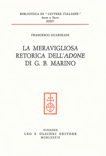 9788822236456-La meravigliosa retorica dell'«Adone» di G.B. Marino.