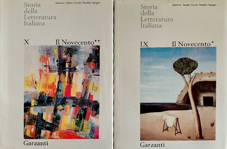 Storia della letteratura italiana. Il Novecento.