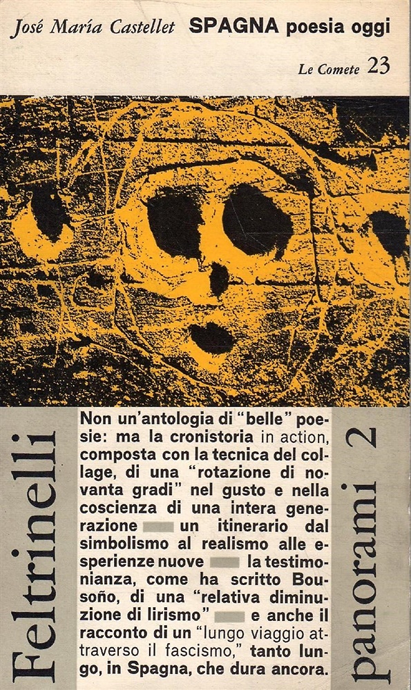 Spagna Poesia Oggi. La poesia spagnola dopo la guerra civile.