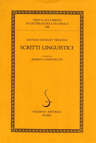 9788885026803-Scritti linguistici.