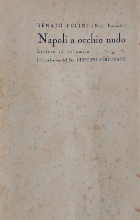 Napoli a occhio nudo. Lettere ad un amico.