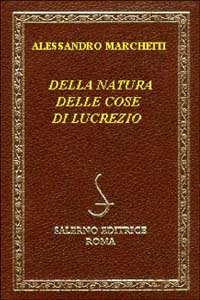 9788884023858-Della Natura delle cose di Lucrezio.