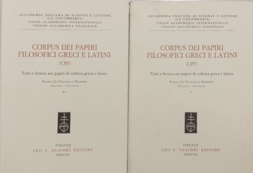 9788822257918-Corpus dei papiri filosofici greci e latini. Testi e lessico nei papiri di cultu