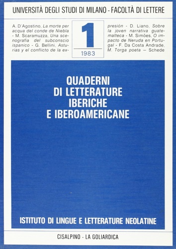 9788820504434-Quaderni di Letterature Iberiche e Iberoamericane. Vol.I.