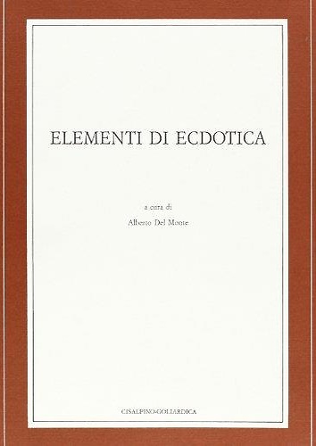 9788820505820-Elementi di ecdotica.