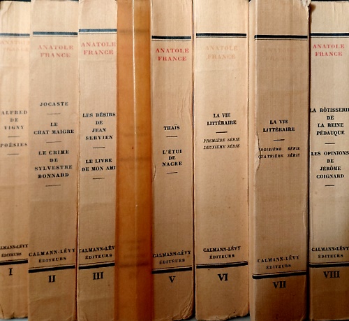 Oeuvres complètes illustrées de Antole France.