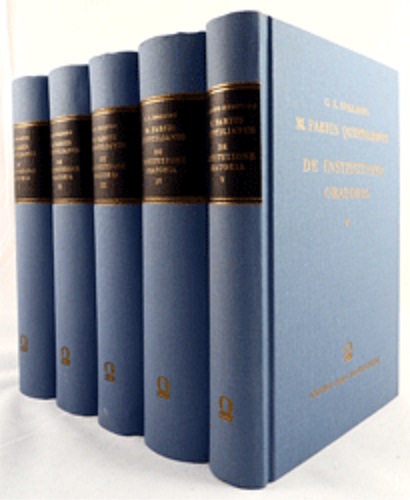 De Institutione Oratoria. Libri Duodecim.