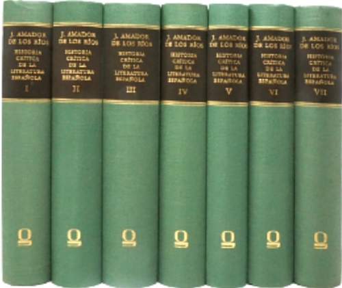 Historia crìtica de la literatura espanola.