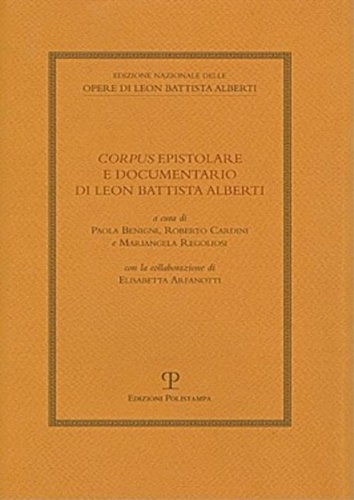 9788859604020-Corpus epistolare e documentario di Leon Battista Alberti.