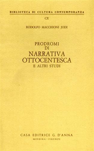 9788883211713-Prodromi di narrativa ottocentesca e altri studi.