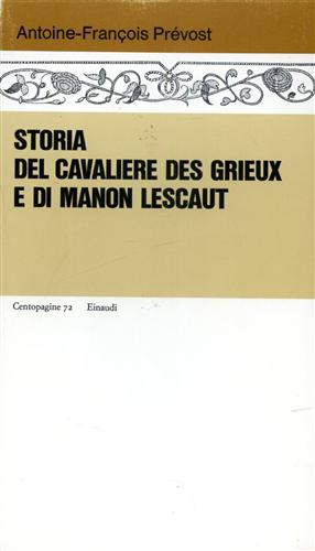 9788806546274-Storia del cavaliere des Grieux e di Manon Lescaut.