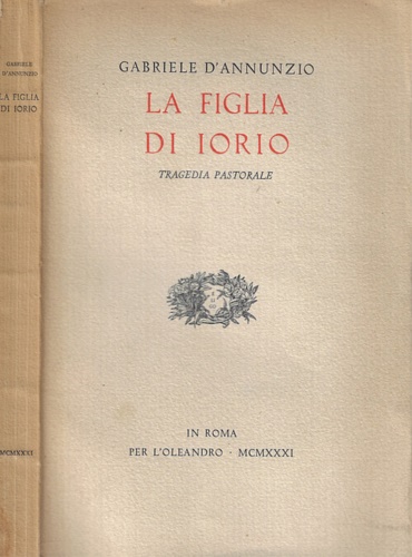 La figlia di Iorio. Tragedia pastorale.