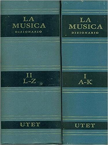 La musica. Dizionario.