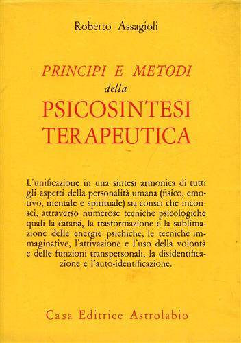 9788834000090-Principi e metodi della psicosintesi terapeutica.