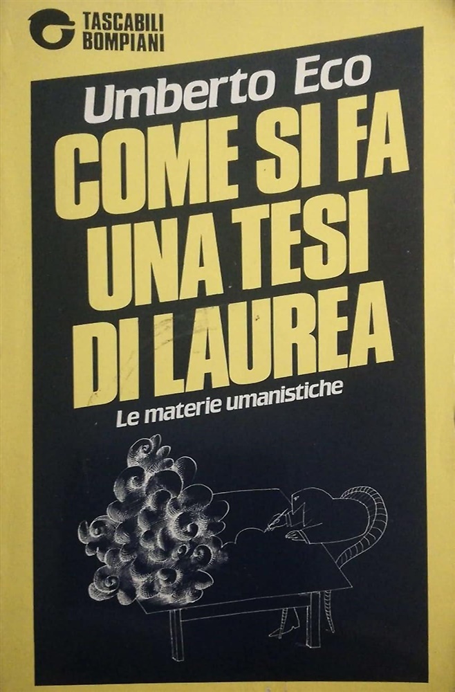 Come di fa una tesi di laurea. Le materie umanistiche.