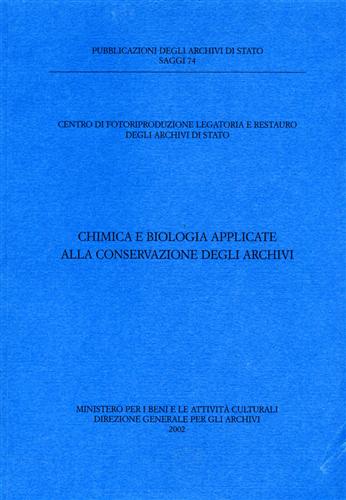 9788871252360-Chimica e Biologia applicate alla conservazione degli Archivi.