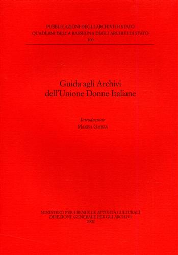 9788871252131-Guida agli Archivi dell'Unione Donne Italiane.