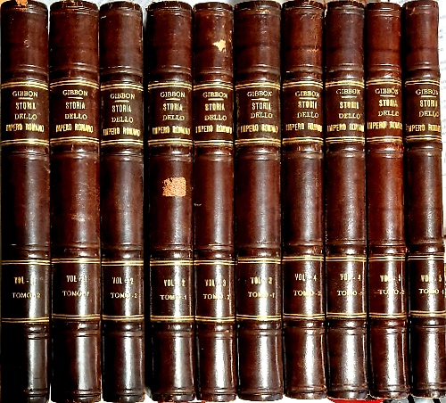 Storia della decadenza e caduta dell'Impero Romano.