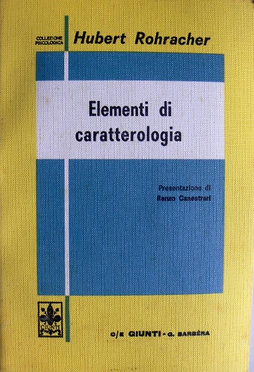 Elementi di caratteriologia.