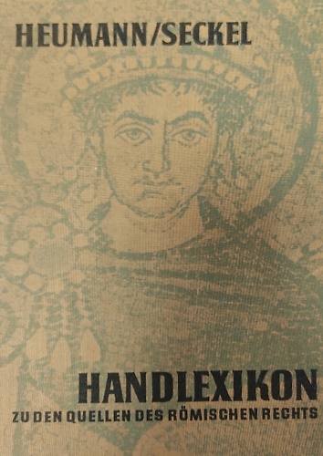 Handlexikon zu den Quellen des romischen Rechts.