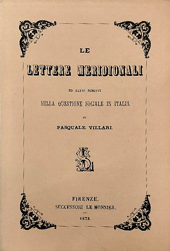 9788800812467-Le lettere meridionali ed altri scritti sulle questione sociale in Italia.