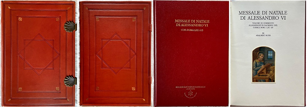 Messale di Natale. Manoscritto del XV secolo in onore di Alessandro VI