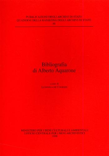 9788871251417-Bibliografia di Alberto Aquarone.