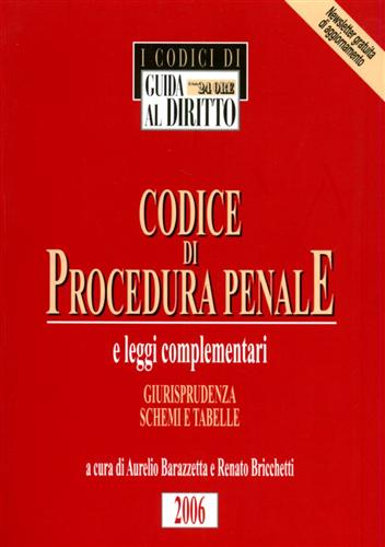 9788832457438-Codice di Procedura Penale e leggi complementari. Giurisprudenza Schemi e Tabell