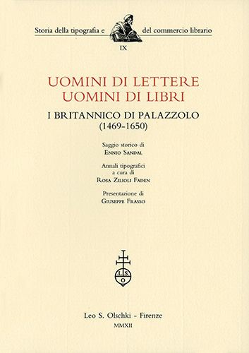 9788822261434-Uomini di lettere, uomini di libri. I Britannico di Palazzolo (1469-1650).