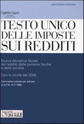 9788832457810-Testo unico delle imposte sui redditi.