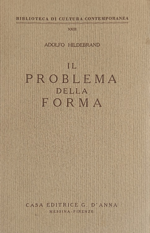 Il problema della forma.