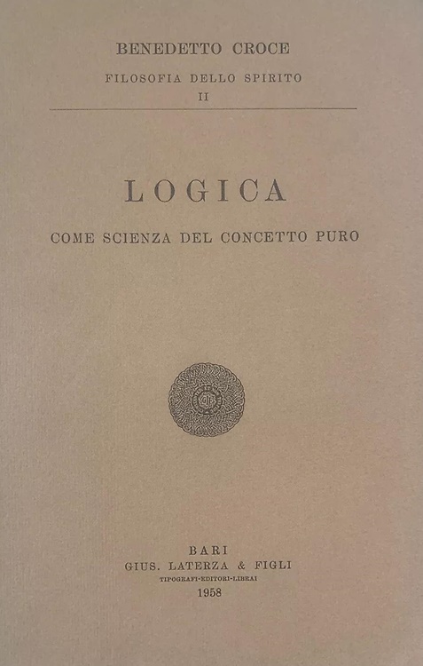 Logica come scienza del concetto puro.