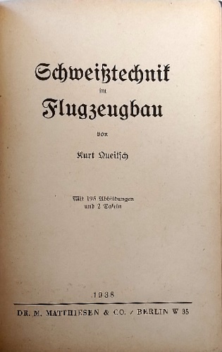 Schweisstechnik im Flugzeugbau.