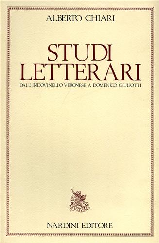 9788840445045-Studi letterari dall'indovinello veronese a Domenico Giuliotti.