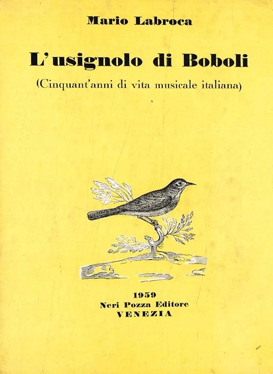 9788873052036-L'usignolo di Boboli. (Cinquant'anni di vita musicale).