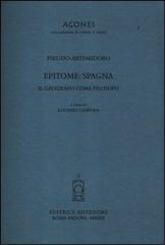 9788884556660-Epitome: Spagna. Il geografo come filosofo.
