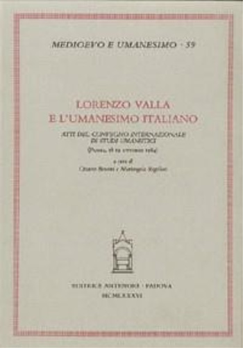 9788884550491-Lorenzo Valla e l'Umanesimo italiano.