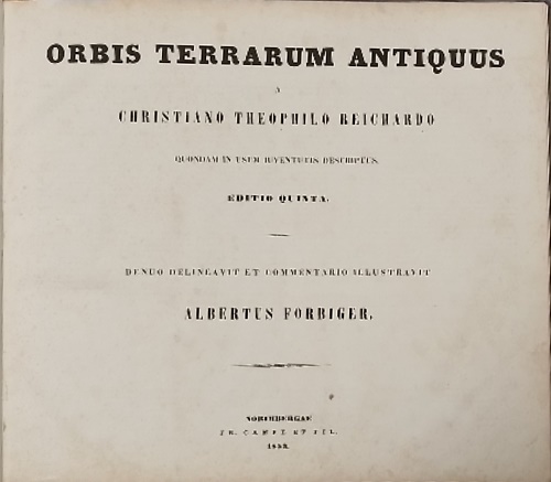 Orbis Terrarum Antiquus a Christiano Theophilo Reichardo quondam in usum iuventu
