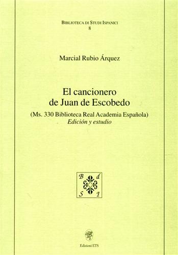 9788846709707-El cancionero de Juan de Escobedo.