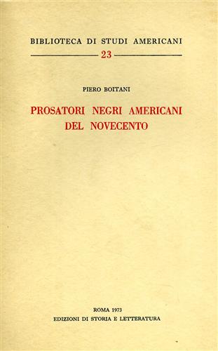 9788884985507-Prosatori negri americani del Novecento.