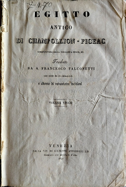 Egitto Antico di Champollion-Figéac.