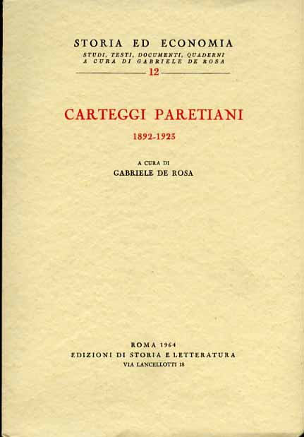 9788884987891-Carteggi paretiani 1892-1923.