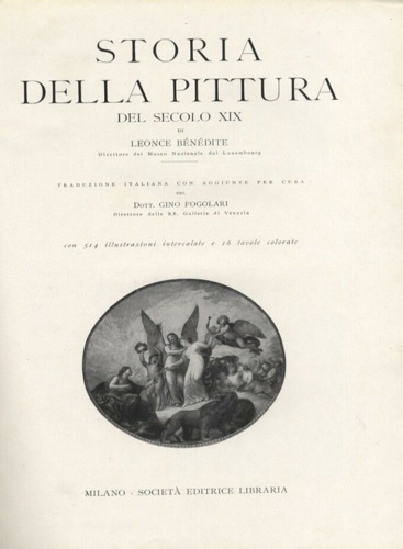 Storia della Pittura del secolo XIX.