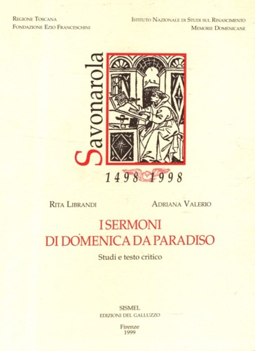 9788887027433-I  «Sermoni» di Domenica da Paradiso.