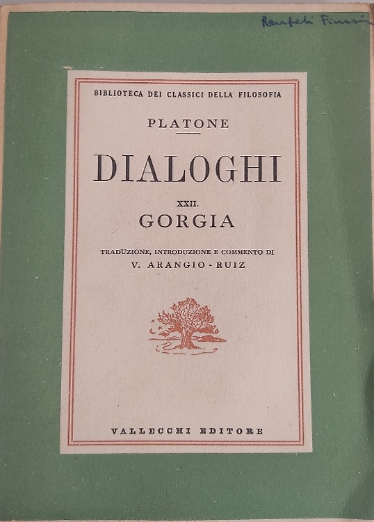 Dialoghi XXII: Gorgia.