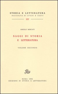9788884988997-Saggi di Storia e Letteratura. Vol.II.