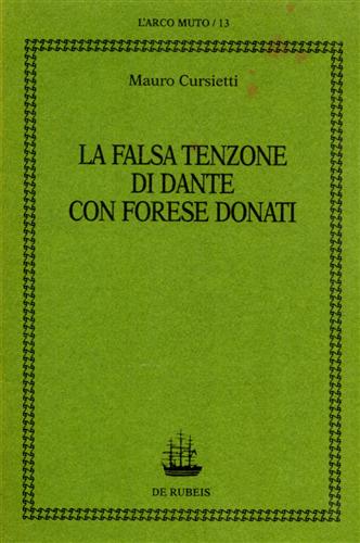 9788885252271-La falsa tenzone di Dante con Forese Donati.