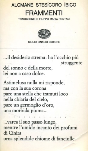 Frammenti.