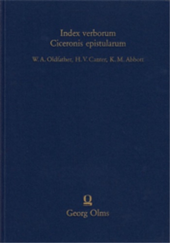 9783487008806-Index verborum Ciceronis epistularum.